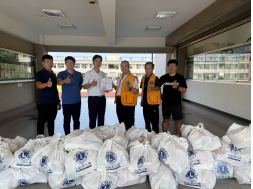 捐贈四德國小清寒學童物資