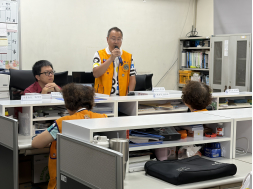 115.08.20本會與子會辦理北屯區文昌派出所文昌消防隊社服活動