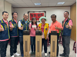 1150803本會捐贈臺中市新平國小30周年教育社服金50000元